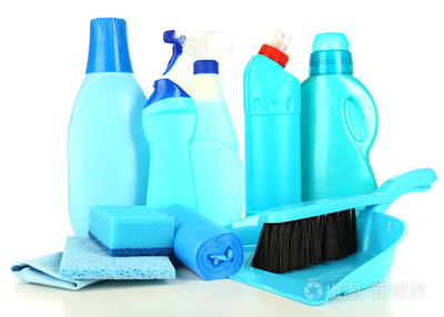 孤立在白色的清潔產(chǎn)品