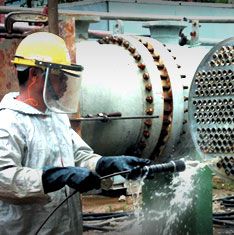 河北食品廠蒸發器清洗專用高壓清洗機報價圖片 高清大圖 谷瀑環保